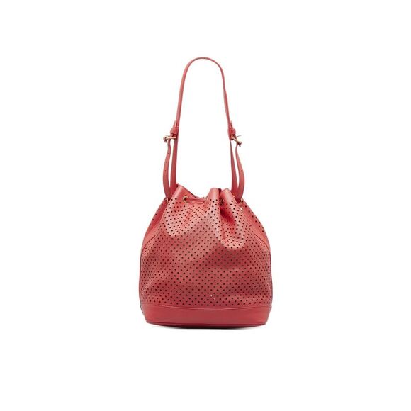 Pre Loved Louis Vuitton x Sofia Coppola Flore Perforated Noe Women Red Bucket - Picture 3 of 8